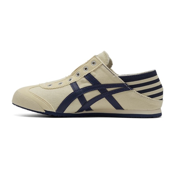 Onitsuka Tiger Mexico 66 Paratay natural and navy women’s 6.5 - Picture 3 of 16